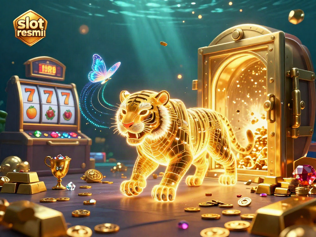 Experience thrilling gameplay with slot resmi in a vibrant casino landscape filled with treasures.